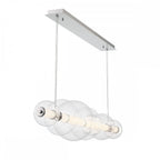 QN-ATOMO-LP7-PC Atomo 7 Light LED Linear Pendant Polished Chrome