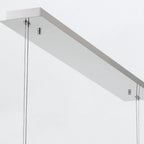 QN-ATOMO-LP7-PC Atomo 7 Light LED Linear Pendant Polished Chrome
