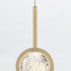 QN-BARLETTA-1P-BG Barletta 1 Light LED Pendant Brushed Gold