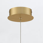 QN-BARLETTA-1P-BG Barletta 1 Light LED Pendant Brushed Gold