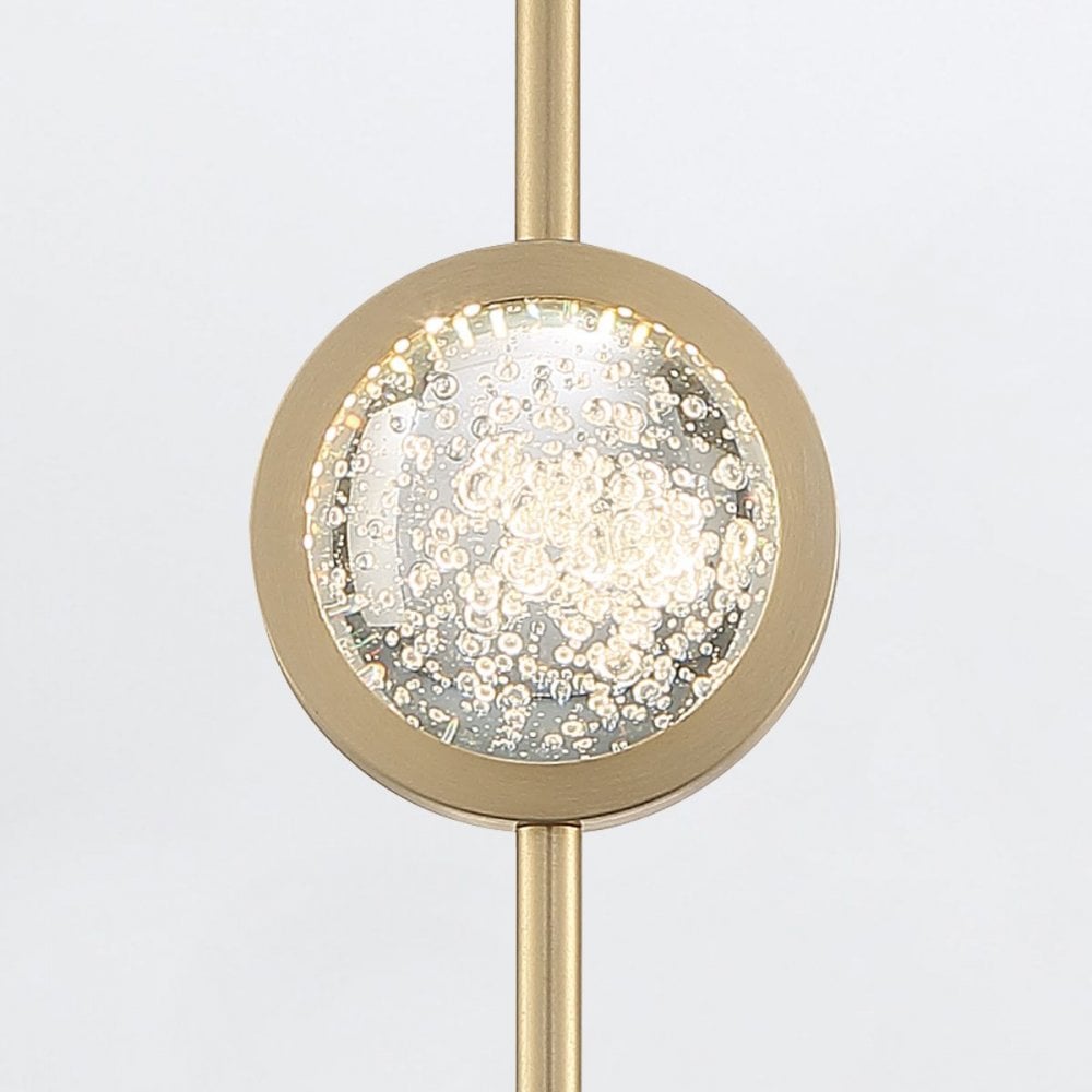 QN-BARLETTA-1P-BG Barletta 1 Light LED Pendant Brushed Gold