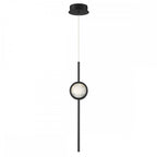 QN-BARLETTA-1P-BK Barletta 1 Light LED Pendant Matte Black