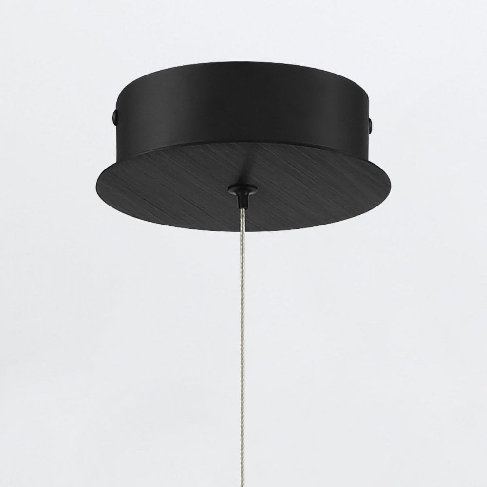 QN-BARLETTA-1P-BK Barletta 1 Light LED Pendant Matte Black