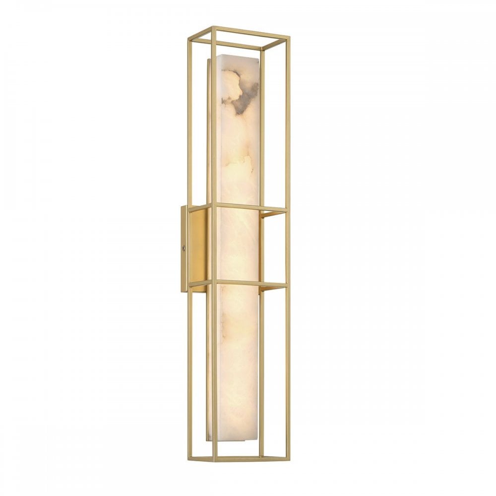 QN-BLAKLEY-L-BG Blakley 1 Light LED Bathroom Wall Light Large Brushed Gold
