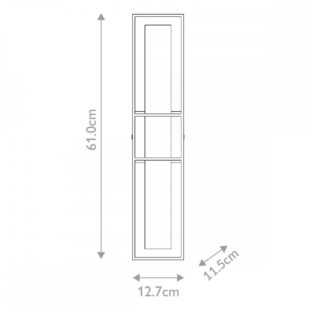 QN-BLAKLEY-L-BG Blakley 1 Light LED Bathroom Wall Light Large Brushed Gold