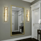 QN-BLAKLEY-L-BG Blakley 1 Light LED Bathroom Wall Light Large Brushed Gold