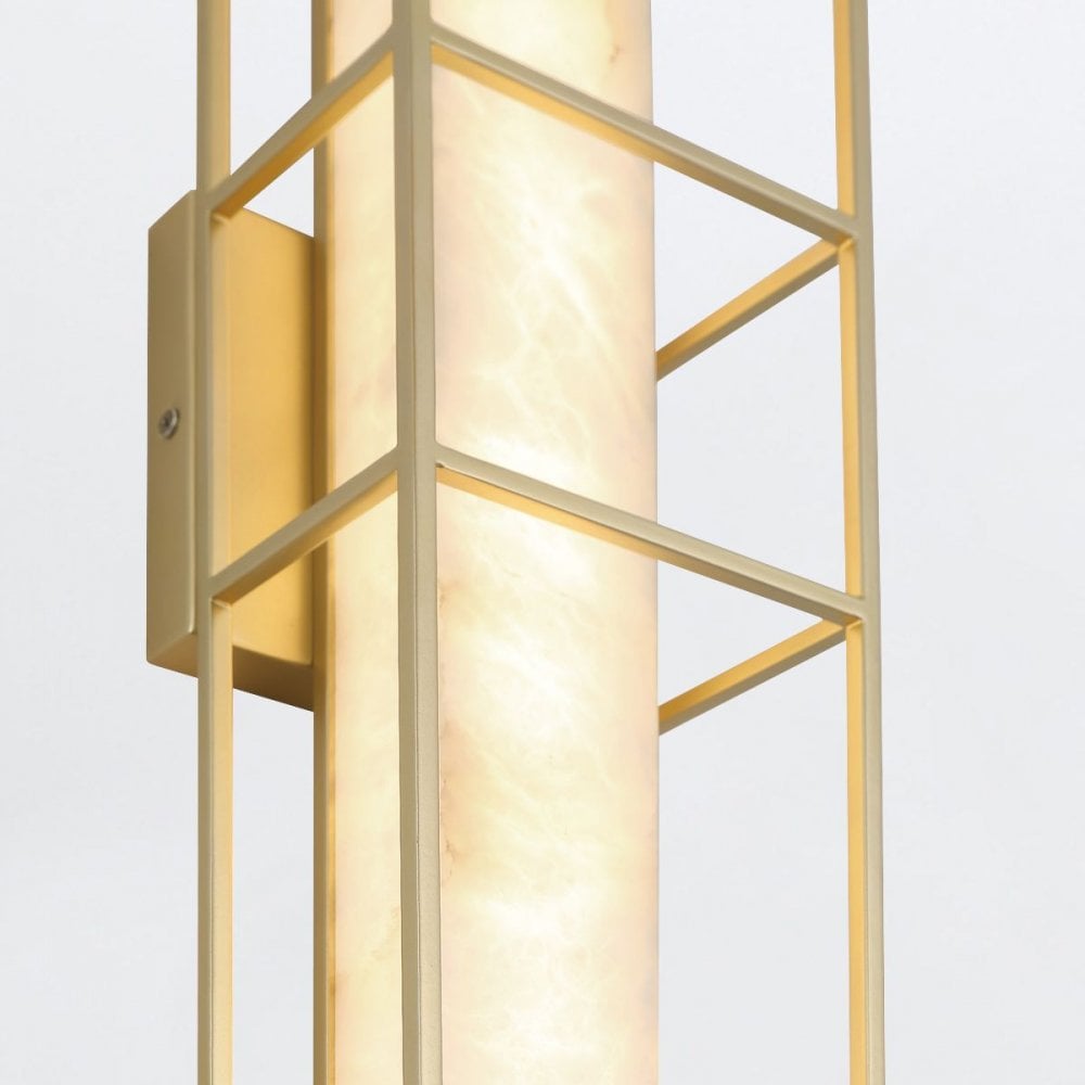 QN-BLAKLEY-L-BG Blakley 1 Light LED Bathroom Wall Light Large Brushed Gold