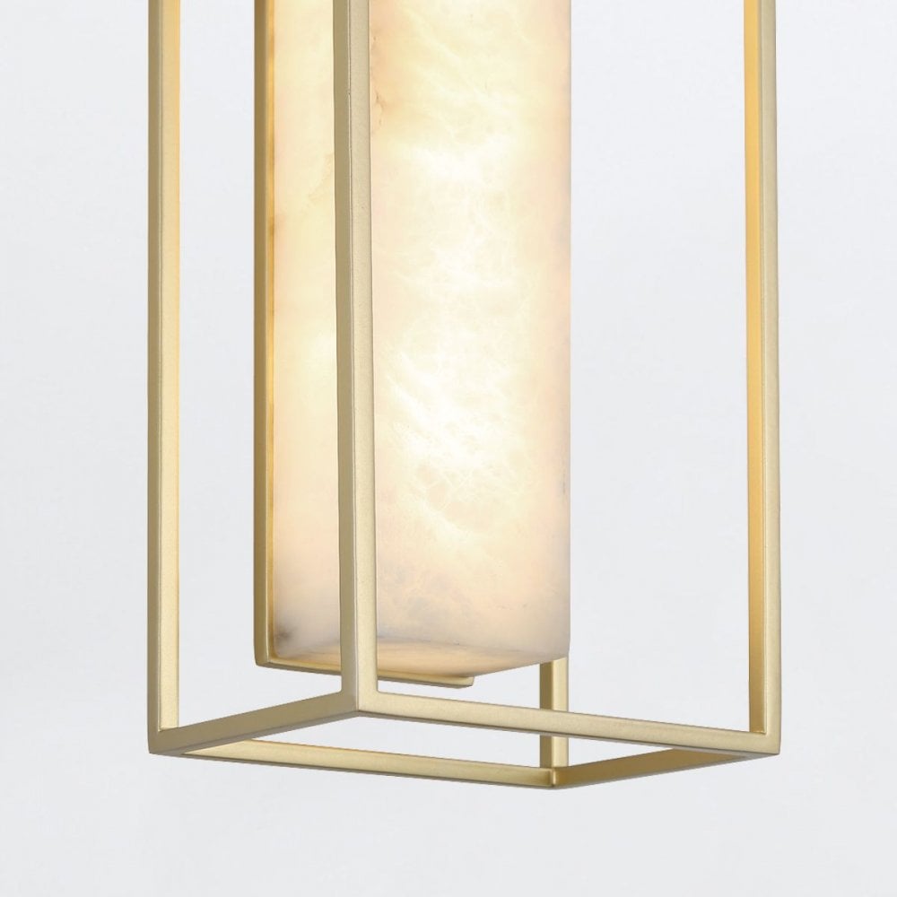 QN-BLAKLEY-L-BG Blakley 1 Light LED Bathroom Wall Light Large Brushed Gold