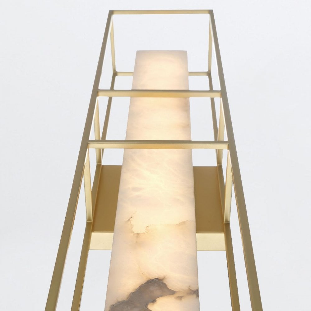 QN-BLAKLEY-L-BG Blakley 1 Light LED Bathroom Wall Light Large Brushed Gold