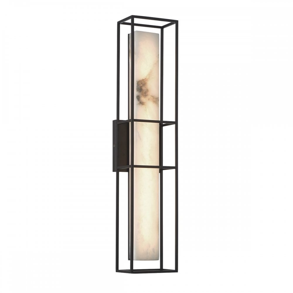QN-BLAKLEY-L-BK Blakley 1 Light LED Bathroom Wall Light Large Matte Black