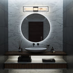 QN-BLAKLEY-L-BK Blakley 1 Light LED Bathroom Wall Light Large Matte Black