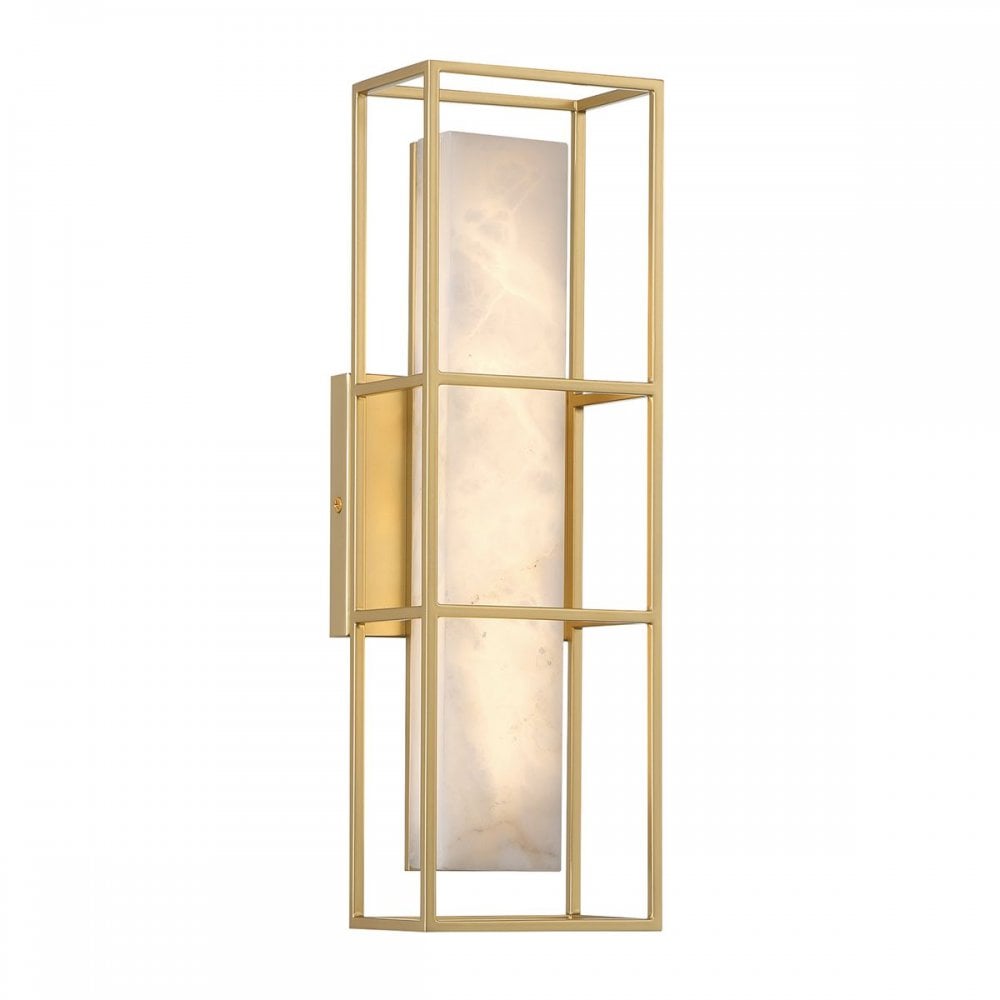 QN-BLAKLEY-M-BG Blakley 1 Light LED Bathroom Wall Light Medium Brushed Gold
