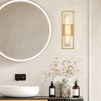 QN-BLAKLEY-M-BG Blakley 1 Light LED Bathroom Wall Light Medium Brushed Gold