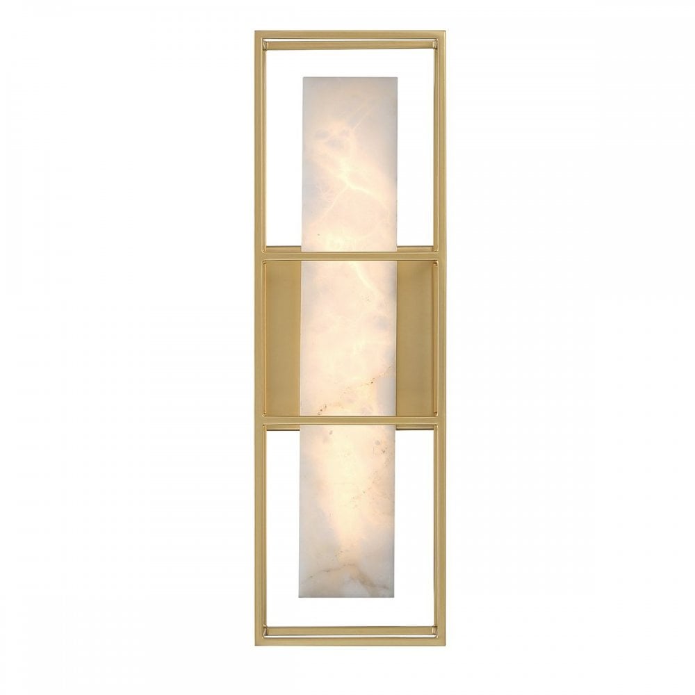 QN-BLAKLEY-M-BG Blakley 1 Light LED Bathroom Wall Light Medium Brushed Gold