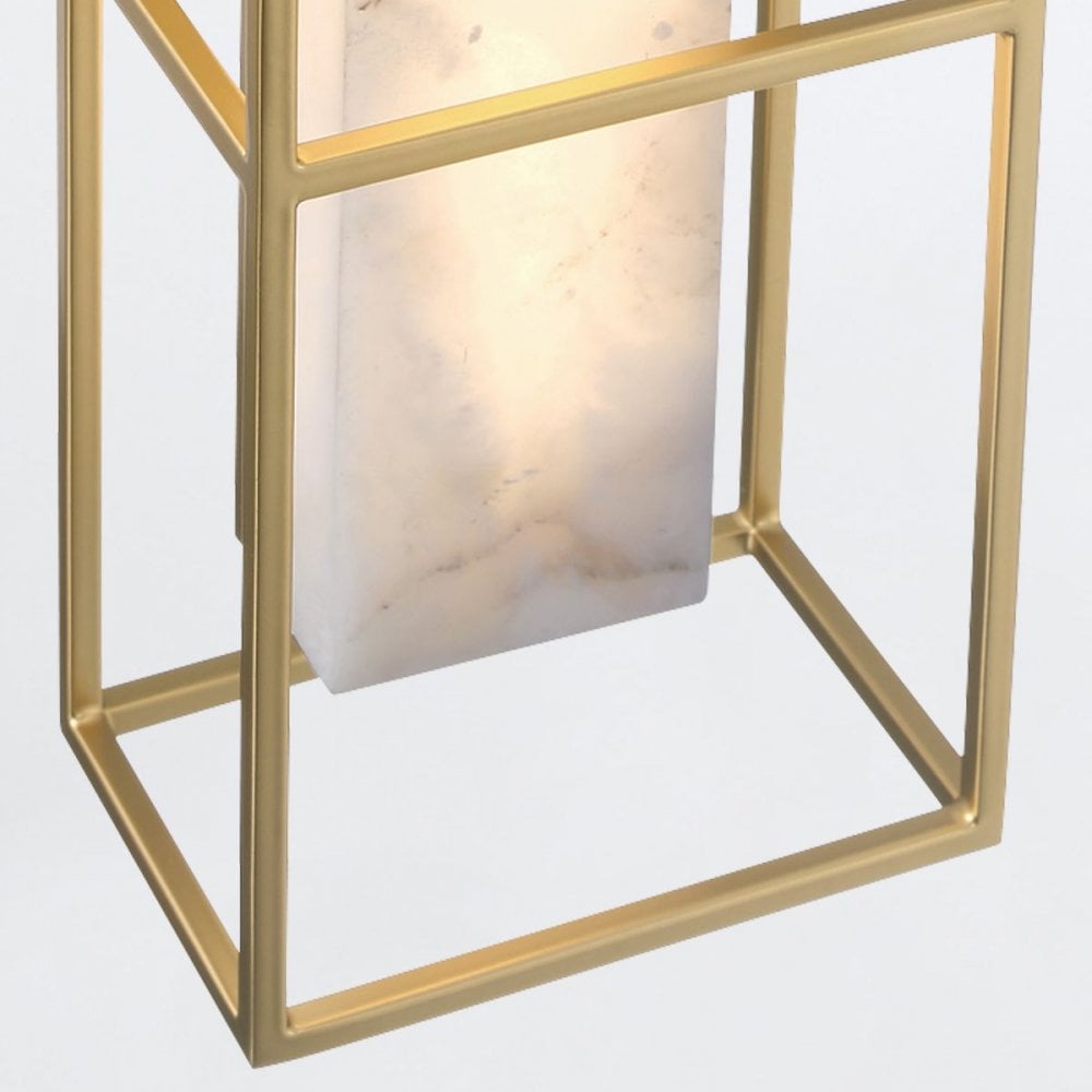 QN-BLAKLEY-M-BG Blakley 1 Light LED Bathroom Wall Light Medium Brushed Gold