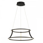 QN-CADOUX-P-BK Cadoux LED Pendant Chandelier Matte Black