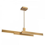 QN-CAMENO-LP-BG Cameno LED Linear Pendant Brushed Gold