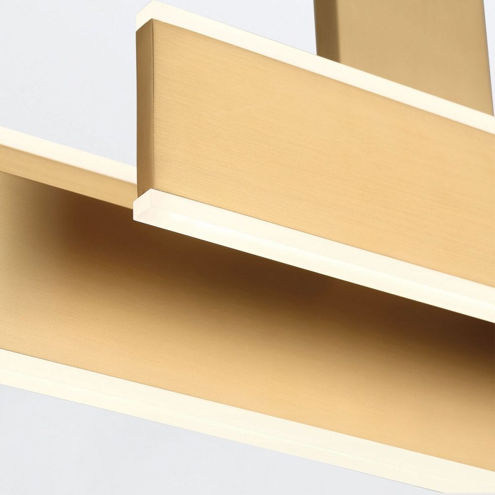 QN-CAMENO-LP-BG Cameno LED Linear Pendant Brushed Gold
