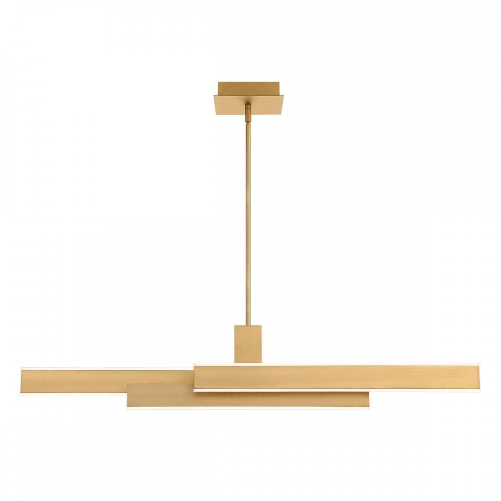 QN-CAMENO-LP-BG Cameno LED Linear Pendant Brushed Gold