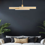 QN-CAMENO-LP-BG Cameno LED Linear Pendant Brushed Gold
