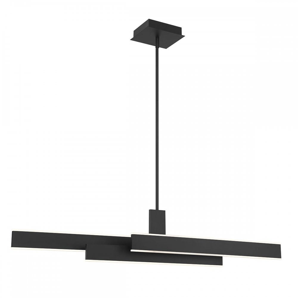 QN-CAMENO-LP-BK Cameno LED Linear Pendant Matte Black