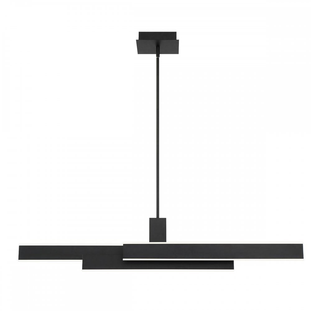 QN-CAMENO-LP-BK Cameno LED Linear Pendant Matte Black
