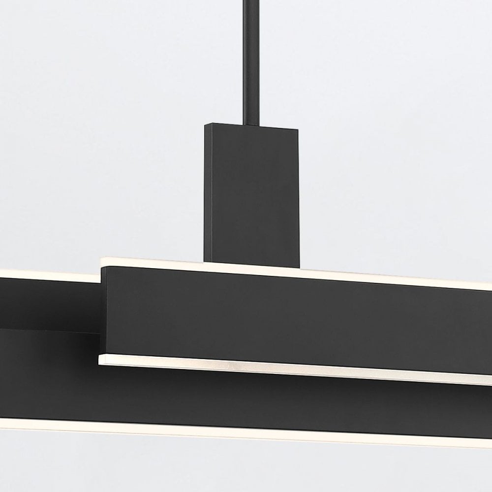 QN-CAMENO-LP-BK Cameno LED Linear Pendant Matte Black