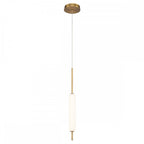 QN-CUMBERLAND-1P-BG Cumberland 1 Light LED Pendant Brushed Gold