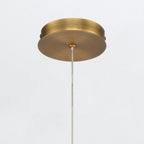 QN-CUMBERLAND-1P-BG Cumberland 1 Light LED Pendant Brushed Gold
