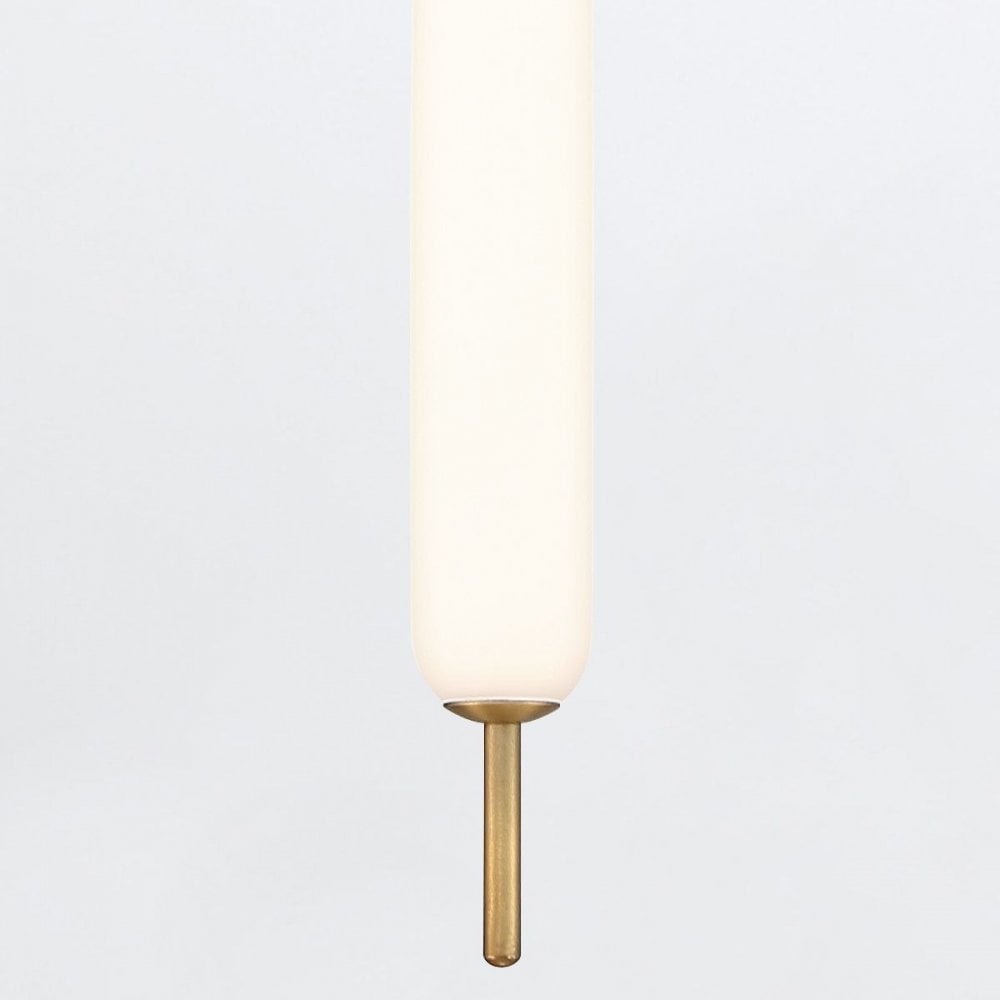 QN-CUMBERLAND-1P-BG Cumberland 1 Light LED Pendant Brushed Gold