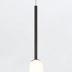 QN-CUMBERLAND-1P-BK Cumberland 1 Light LED Pendant Matte Black
