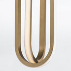 QN-DEMARK-1P-BG Demark LED Pendant Brushed Gold