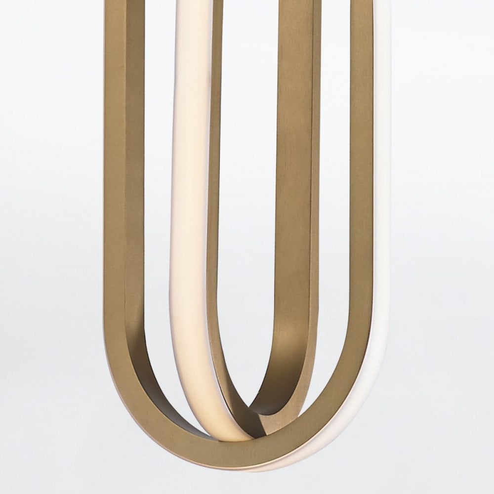 QN-DEMARK-1P-BG Demark LED Pendant Brushed Gold