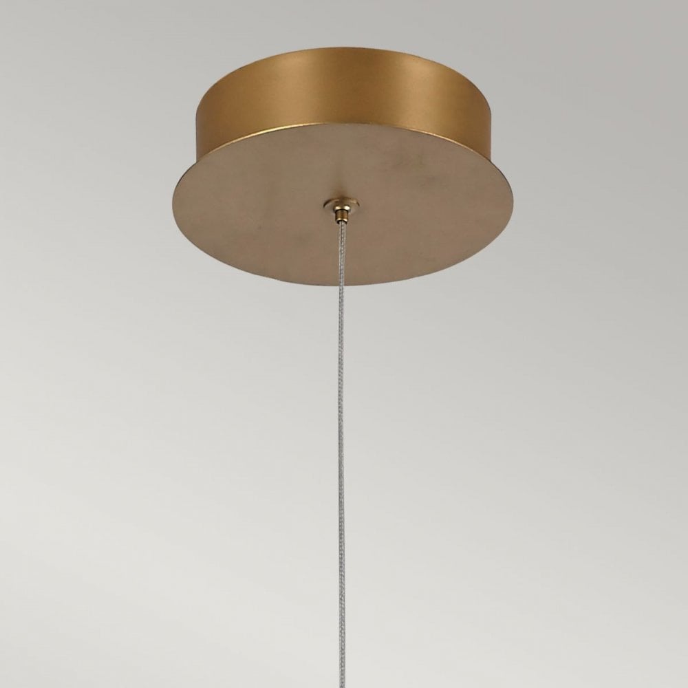 QN-DEMARK-1P-BG Demark LED Pendant Brushed Gold