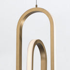 QN-DEMARK-1P-BG Demark LED Pendant Brushed Gold
