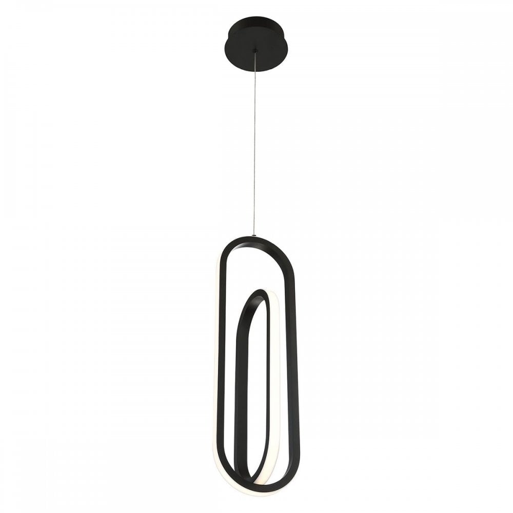 QN-DEMARK-1P-BK Demark LED Pendant Matte Black