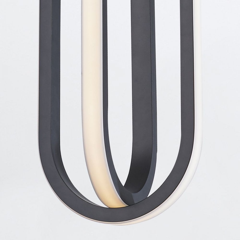 QN-DEMARK-1P-BK Demark LED Pendant Matte Black