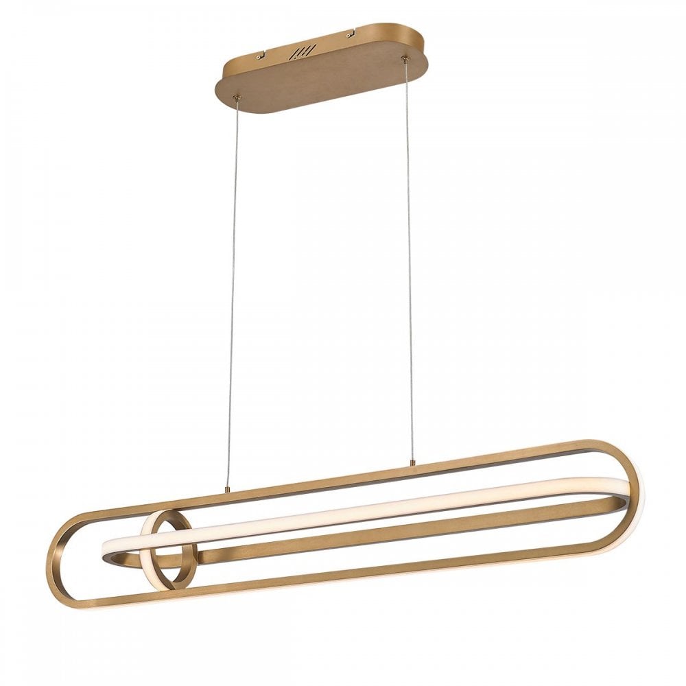 QN-DEMARK-LP-BG Demark LED Linear Pendant Brushed Gold