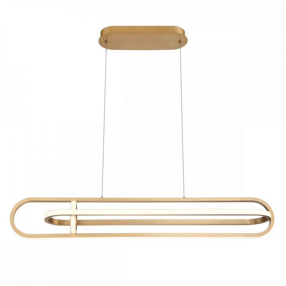 QN-DEMARK-LP-BG Demark LED Linear Pendant Brushed Gold