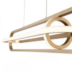 QN-DEMARK-LP-BG Demark LED Linear Pendant Brushed Gold