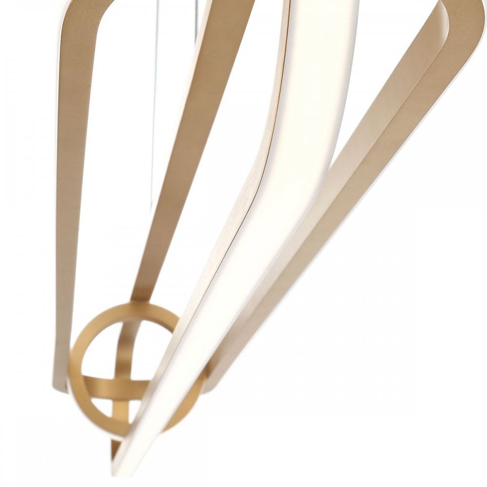 QN-DEMARK-LP-BG Demark LED Linear Pendant Brushed Gold