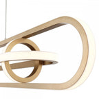 QN-DEMARK-LP-BG Demark LED Linear Pendant Brushed Gold