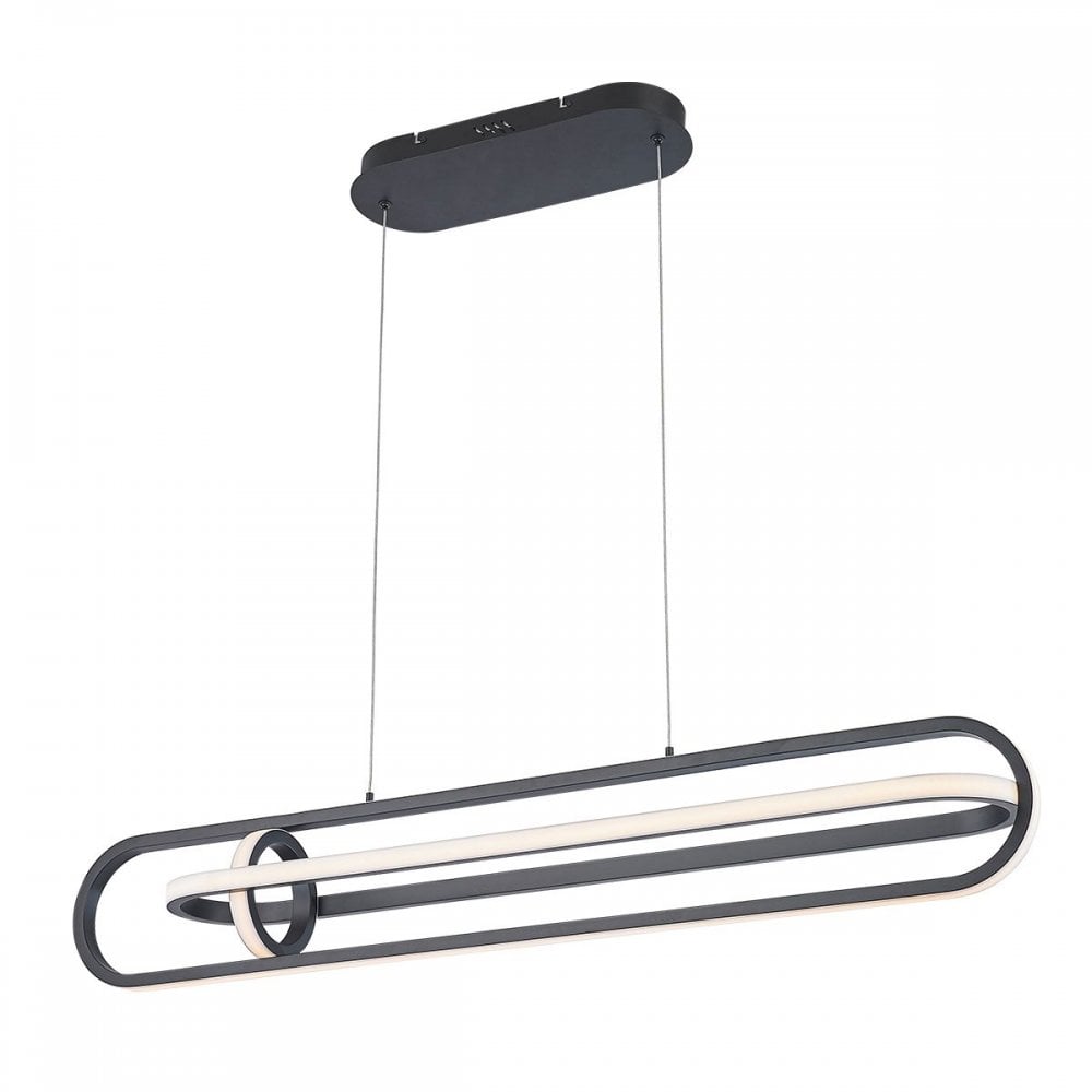 QN-DEMARK-LP-BK Demark LED Linear Pendant Matte Black
