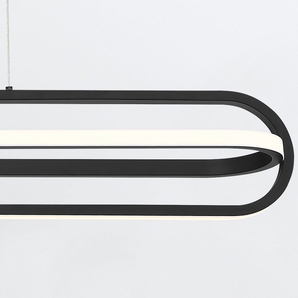 QN-DEMARK-LP-BK Demark LED Linear Pendant Matte Black
