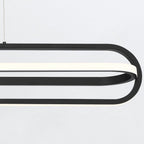 QN-DEMARK-LP-BK Demark LED Linear Pendant Matte Black