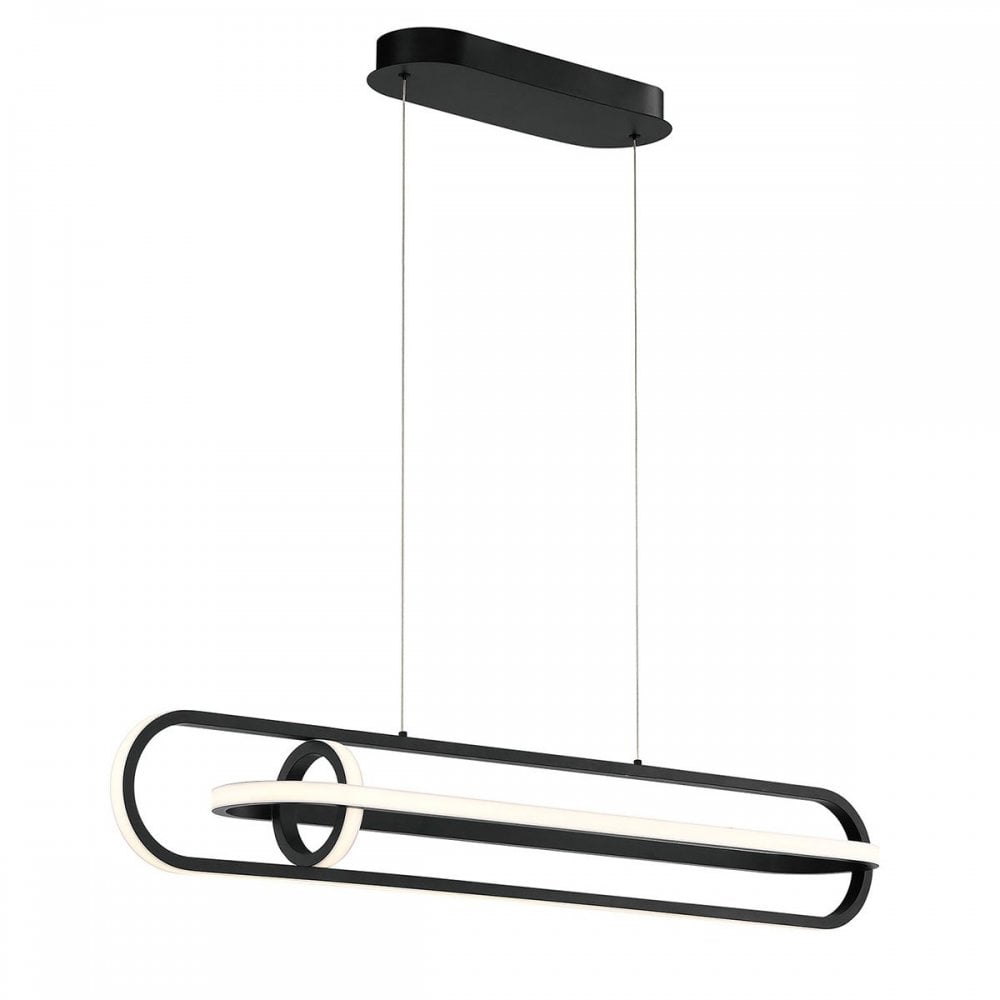QN-DEMARK-LP-BK Demark LED Linear Pendant Matte Black