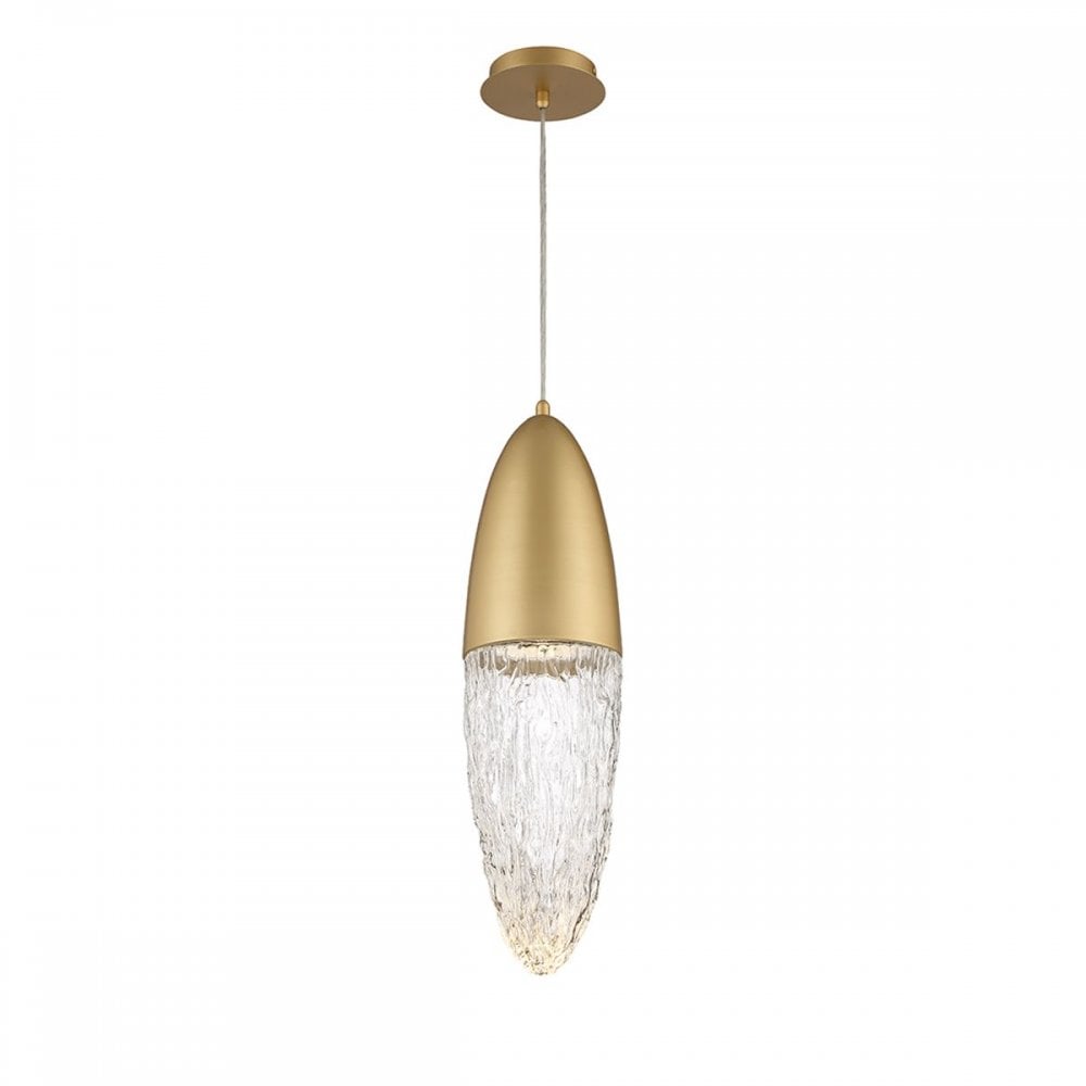 QN-ECROU-1P-BG Ecrou Pendant Brushed Gold