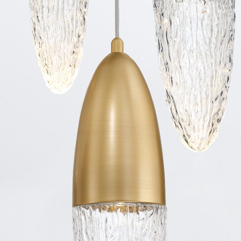 QN-ECROU-1P-BG Ecrou Pendant Brushed Gold