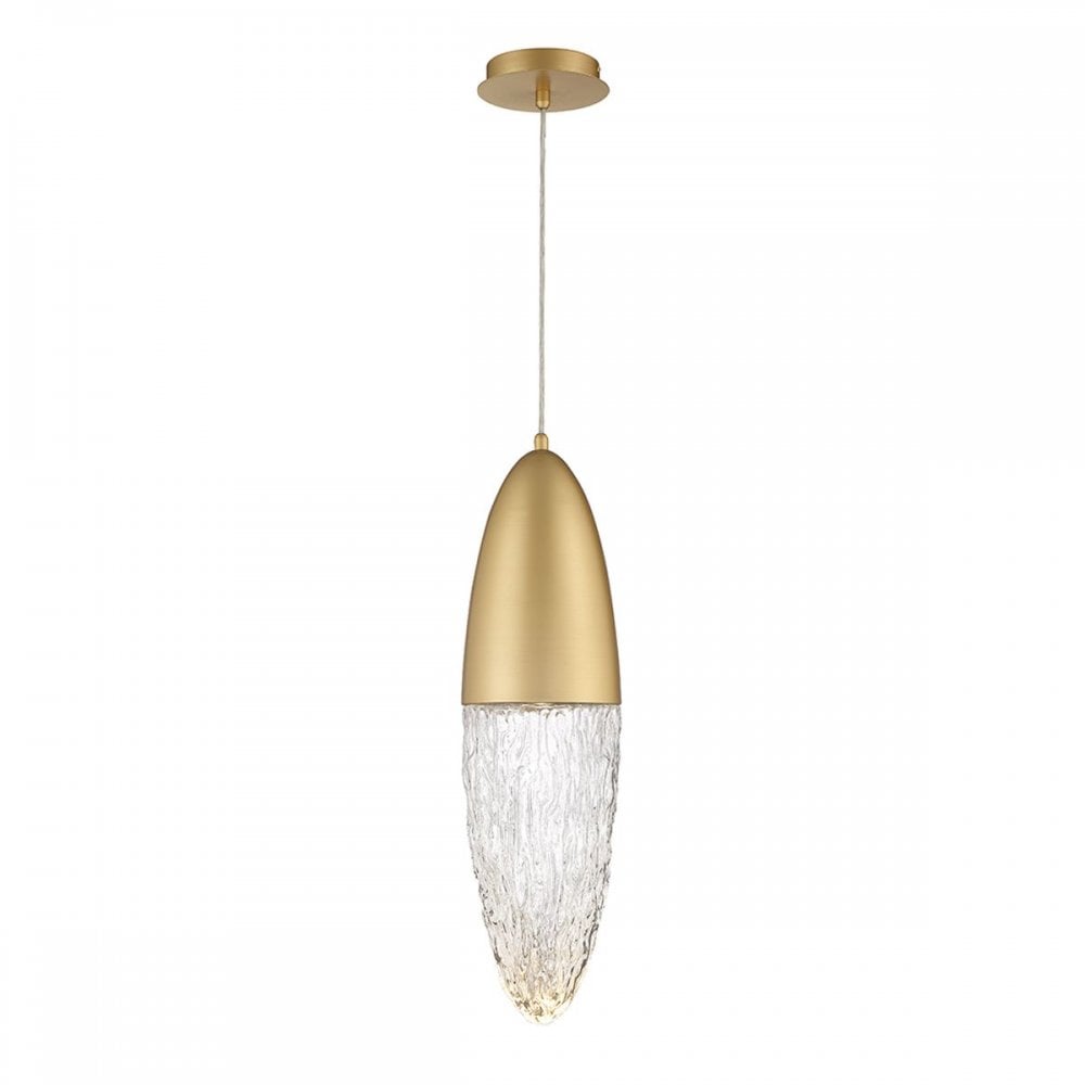 QN-ECROU-1P-BG Ecrou Pendant Brushed Gold