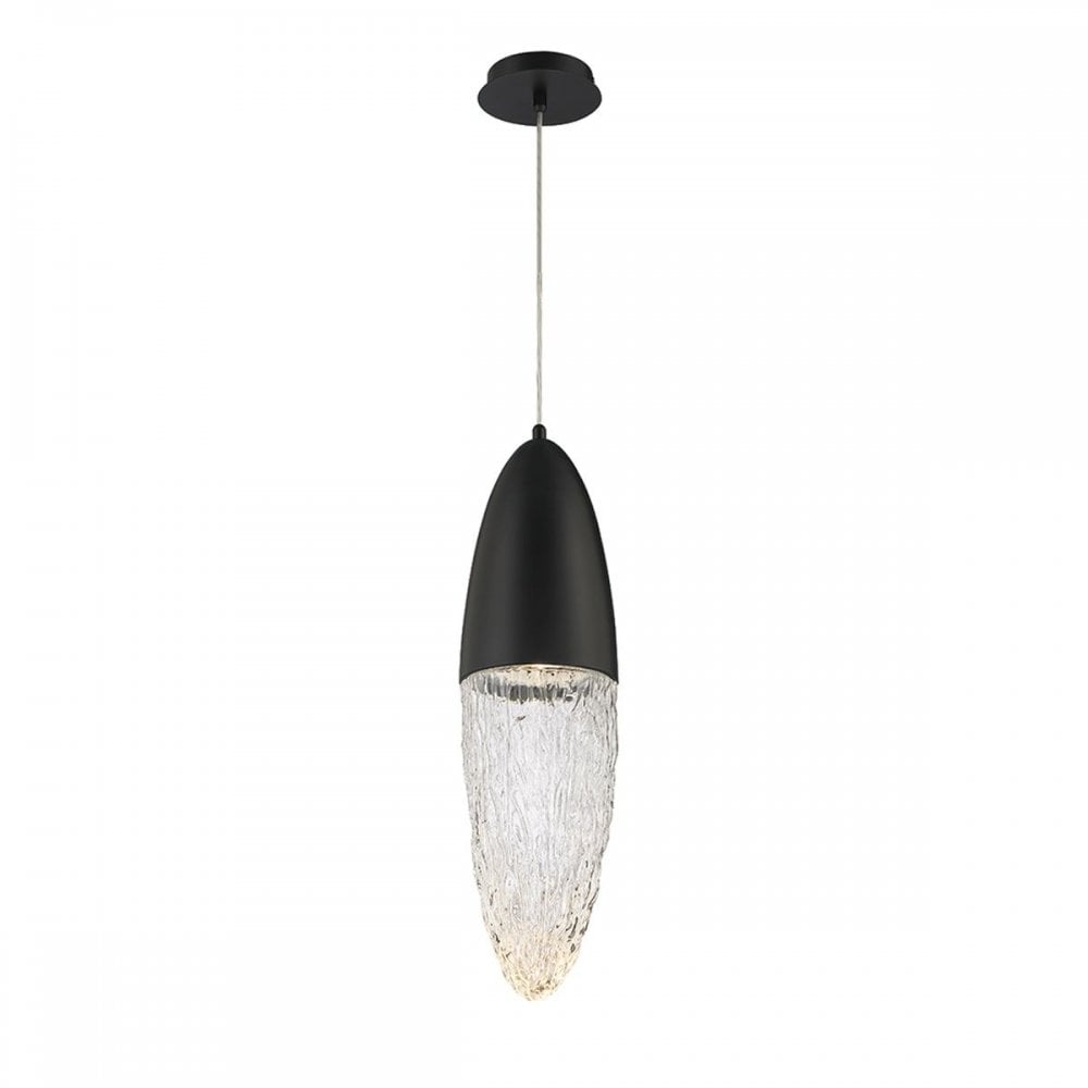 QN-ECROU-1P-BK Ecrou Pendant Matte Black